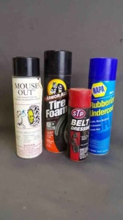 4 Cans of Auto & House Care Aerosols & Sprays