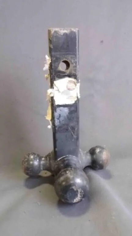 Tri-Ball Trailer Hitch Mount 11"x 2" Rust &