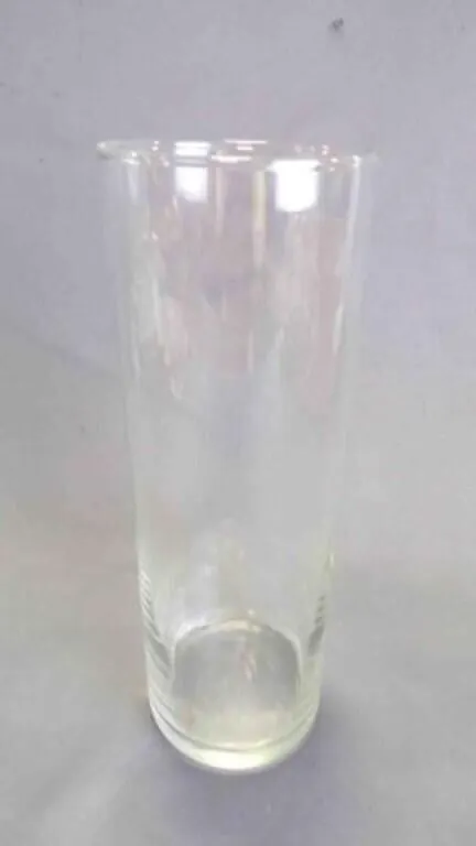 Classic Clear Glass Cylinder Tall Vase 10" x 3�"