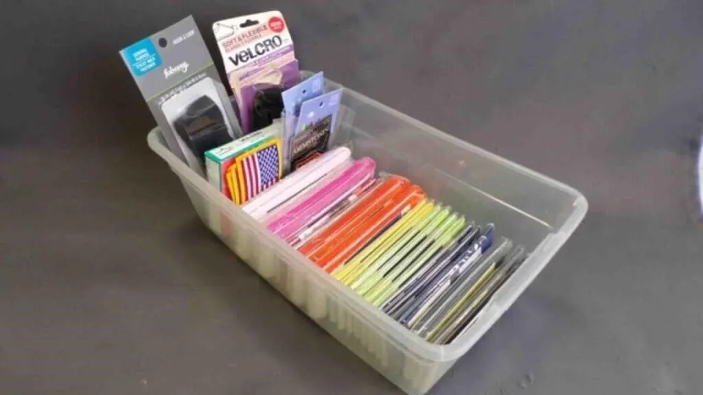Collection of Sewing Supplies, Bias Tape, Velcro &
