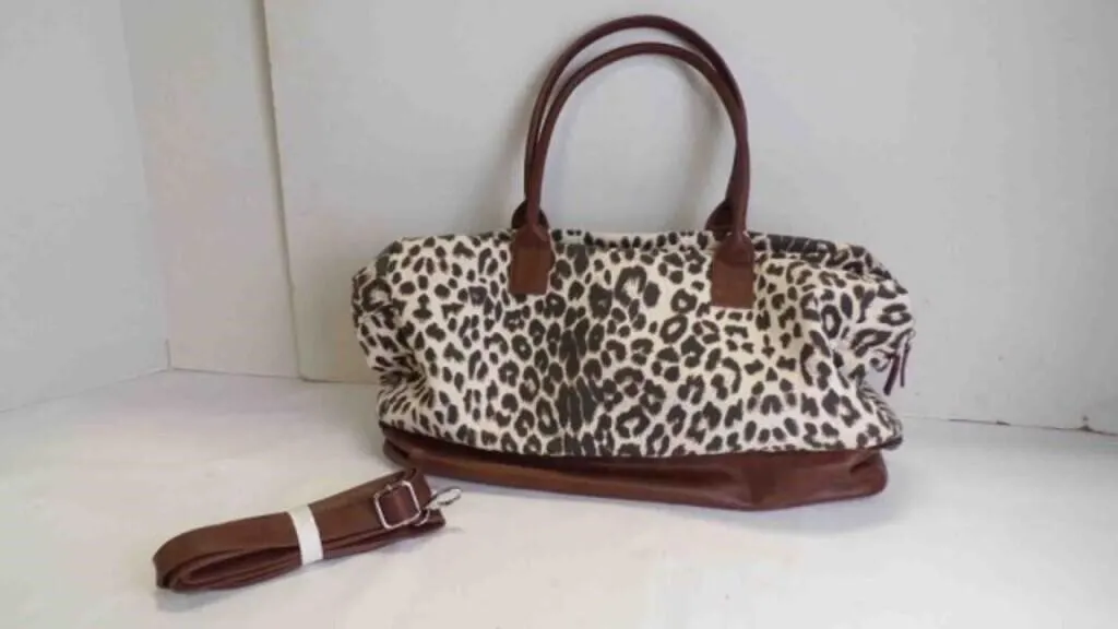 MyMealivos Canvas Weekend Animal Print Travel Bag