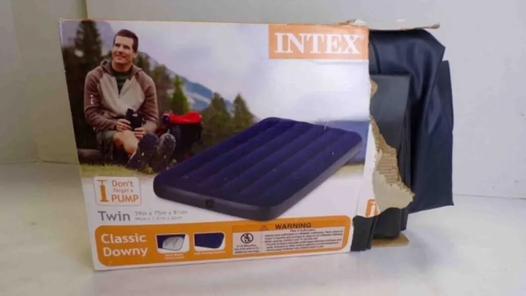 Intex Classic Downy Twin Air Mattress - UNTESTED
