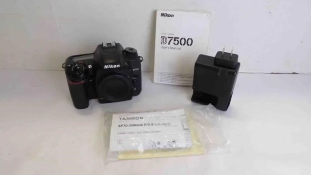 Nikon D7500 DSLR Camera w/Battery Charger