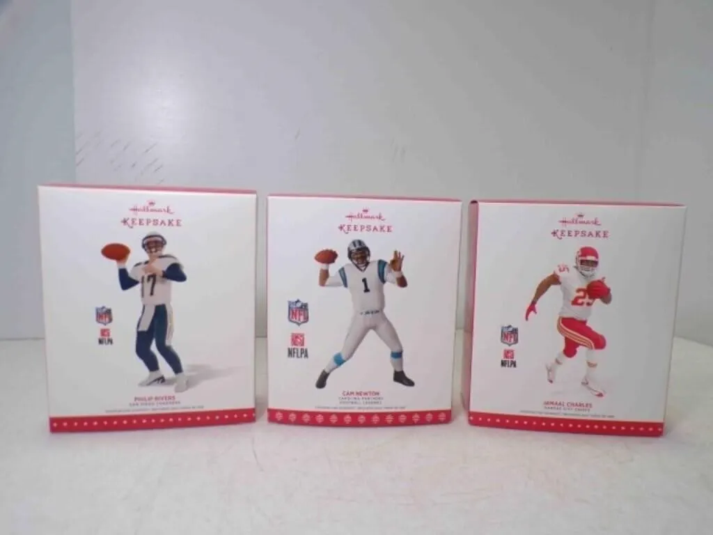 2 2015 Hallmark Keepsake NFL Ornaments - Jamaal