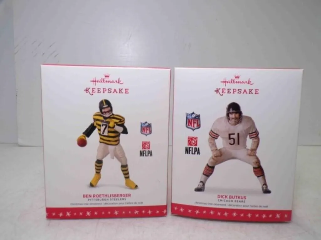 2 2016 Hallmark Keepsake NFL Ornaments - Dick