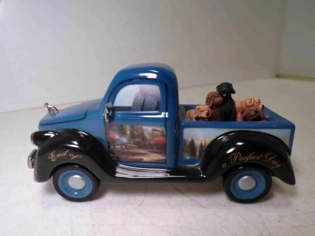 2006 Thomas Kinkade "Dog Days" Truck Music Box