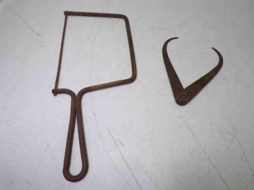 Vintage Lock Joint Outside Caliper & Coping Saw