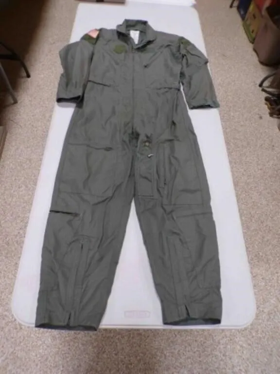 Sage Green Military Flight Suit from 1987 Contract