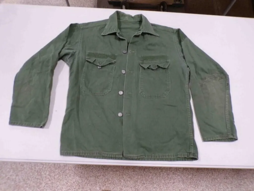 WWII US Army Herringbone Twill Fatigue Jacket