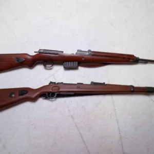 2 Mini Replica WWII German Mauser Kar 98k Gun
