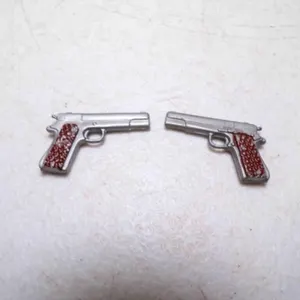 2 1960's Hasbro G.I. Joe .45 Caliber Pistols Brown