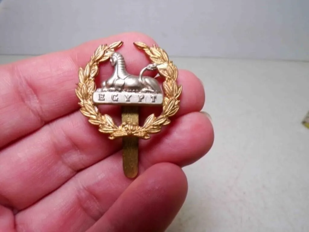 Antique British Army Gloucestershire Regiment Back