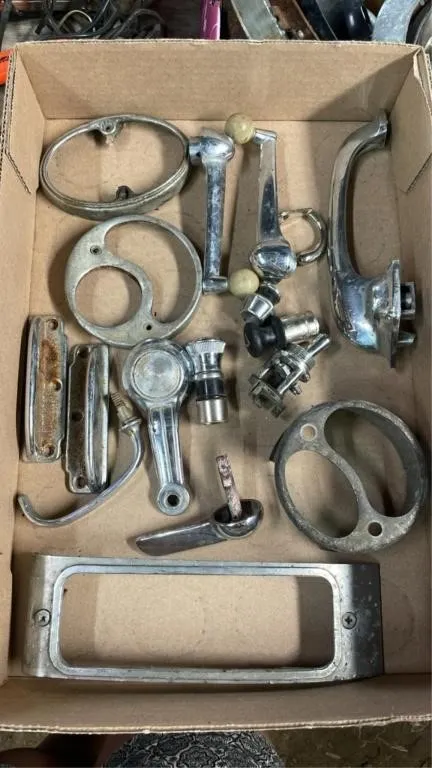 Window cranks, door handles, bezels