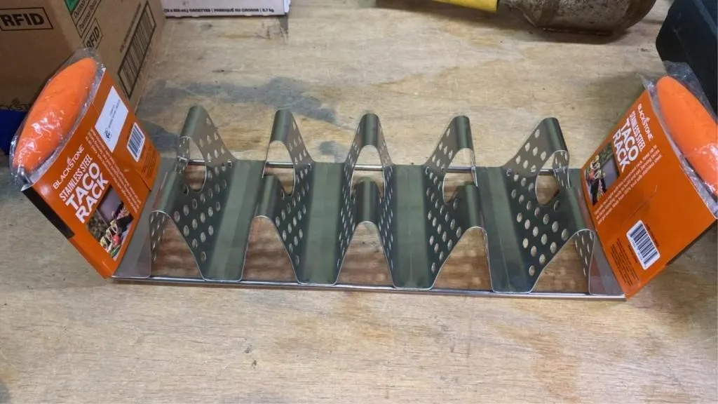 Blackstone stainless steel taco rack