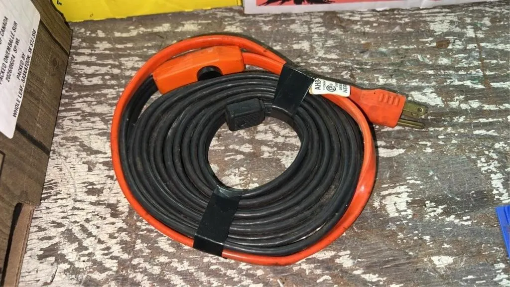 Pipe heater cord - untested