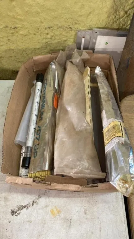 Box of alloy welding rods