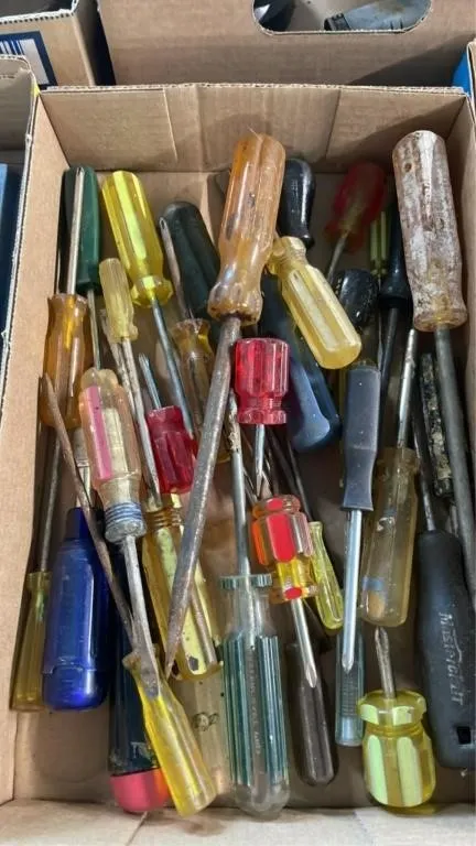 Box of screwdrivers