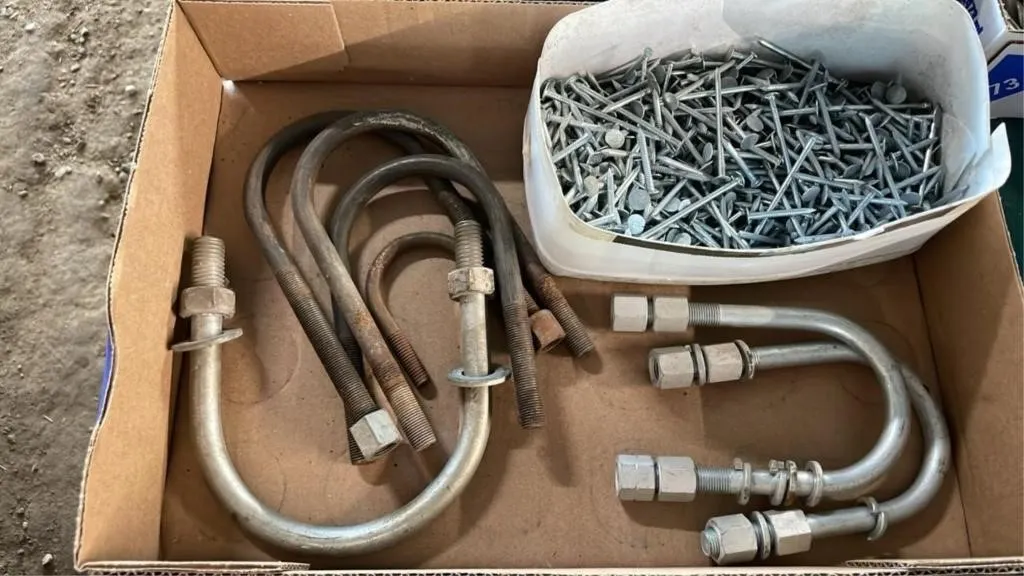 Nails and heavy duty U bolts