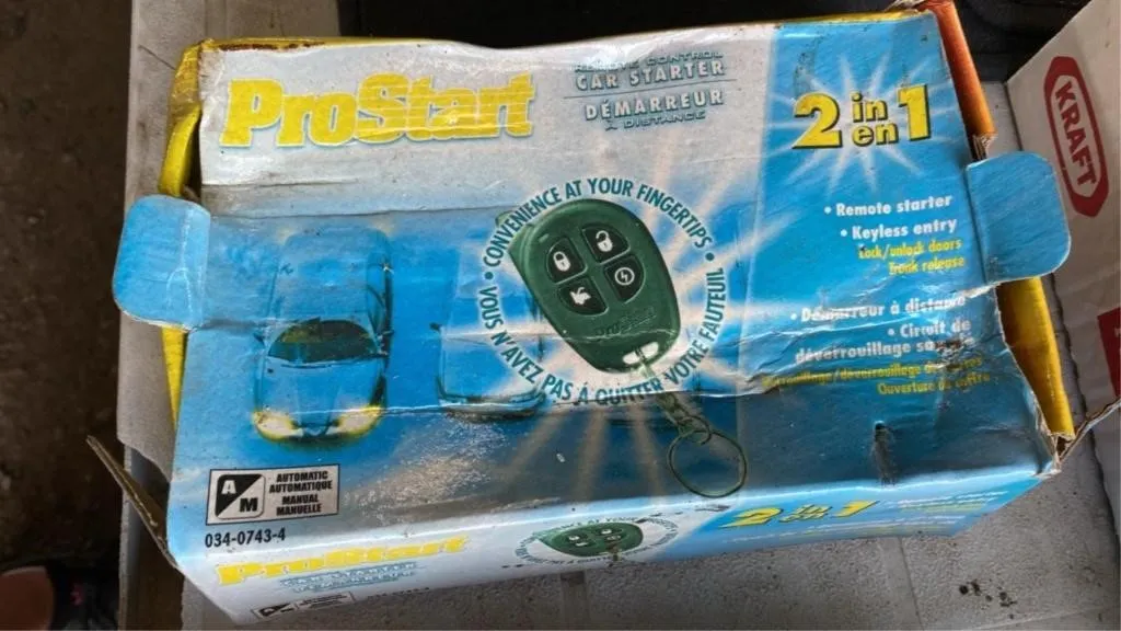 Remote control car starter