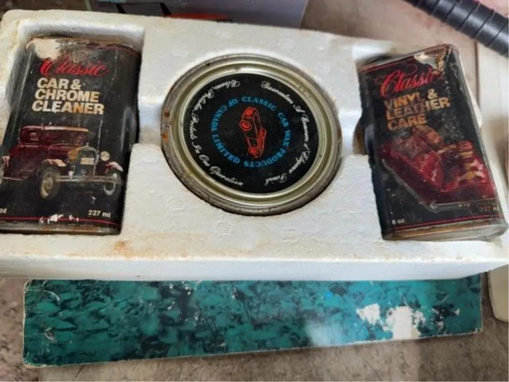 Classic car cleaner set