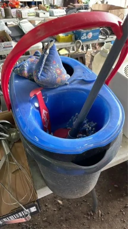 Vileda mop with bucket and heating pad