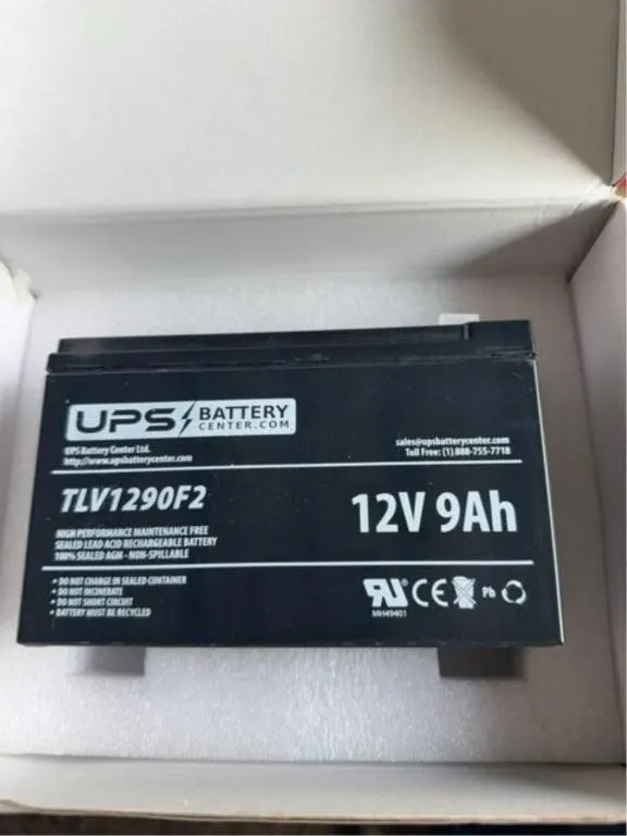 12V 9Ah battery