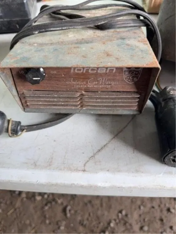 Interior antique car warmer