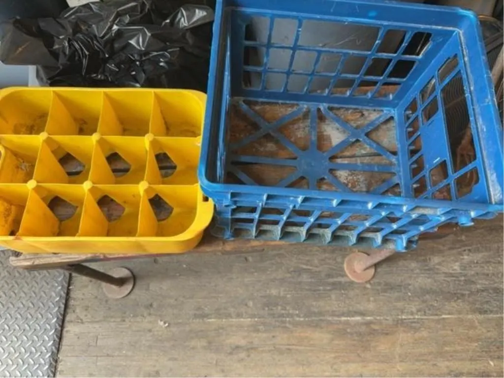 Pair of milk crates