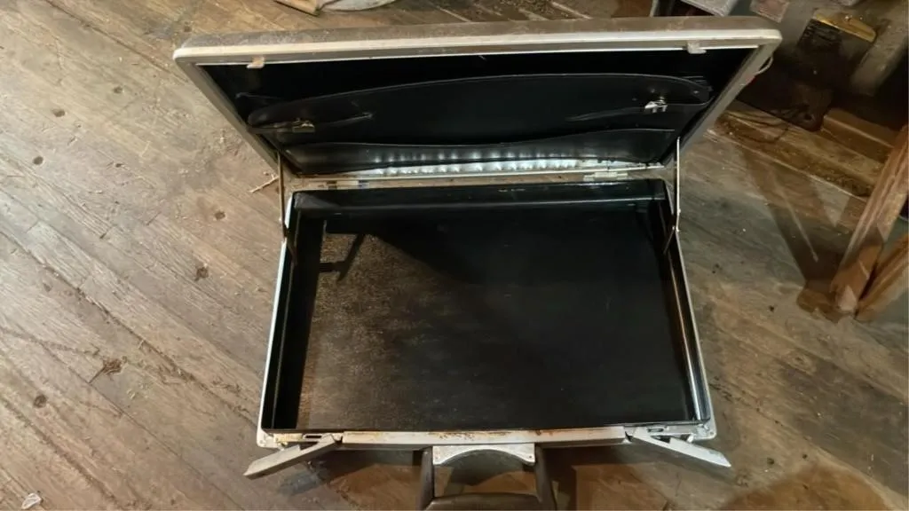 Vintage small jetliner brief case