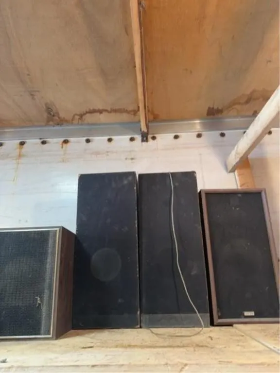 Bundle of old large speakers