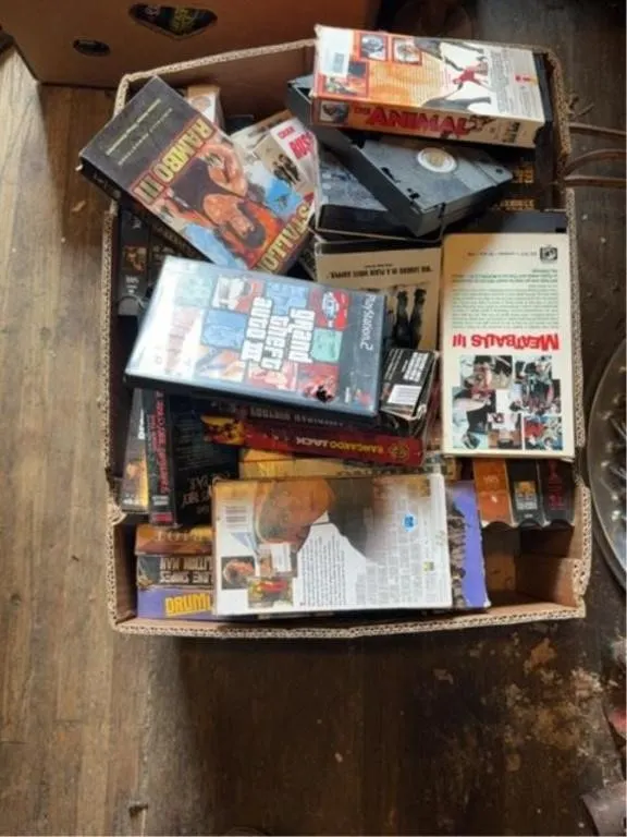 Assorted VHS tapes