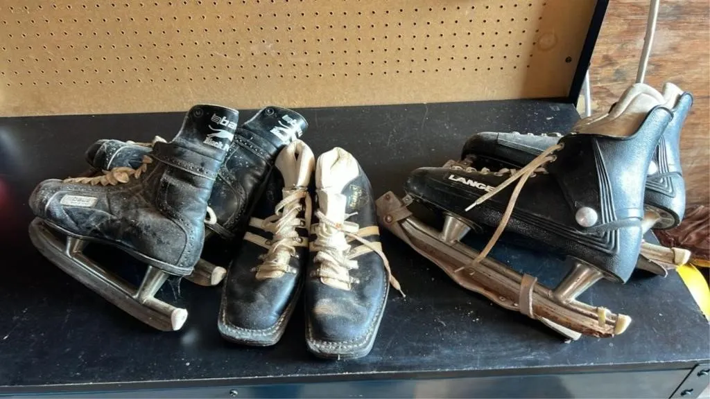 Vintage skates and shoes