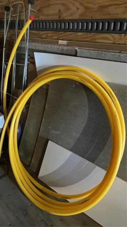 Natural gas hose - 1.25in d, unknown length