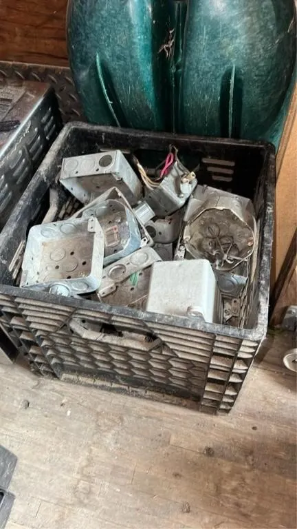 Crate of electrical