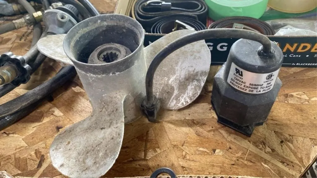 Small prop and electric motor