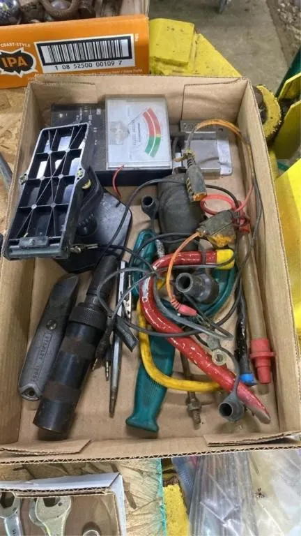 Assorted garage tools