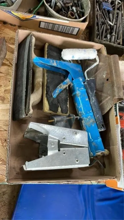 Painting, sanding and mudding supplies