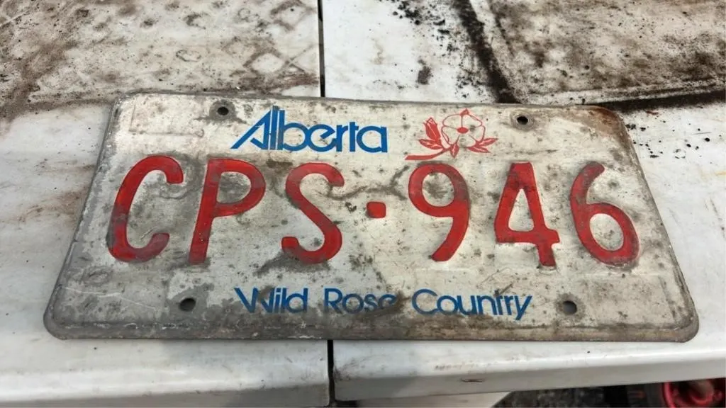 Alberta License plate