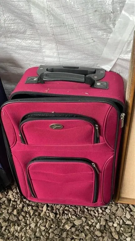 12.5x7x18.5in tall suitcase