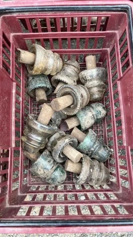 Vintage glass insulators