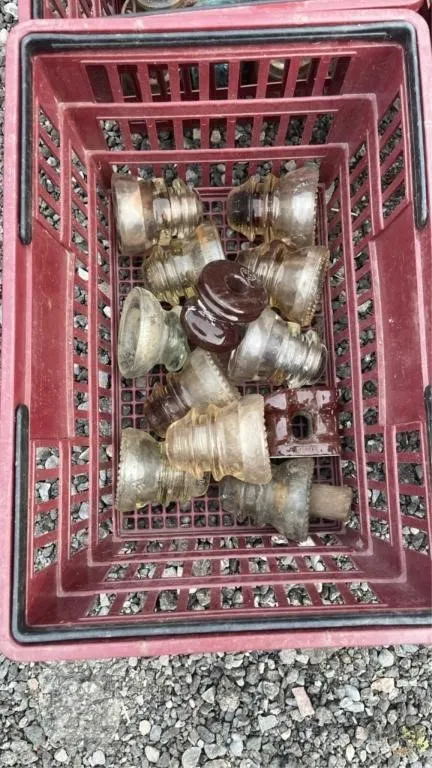 Vintage glass insulators