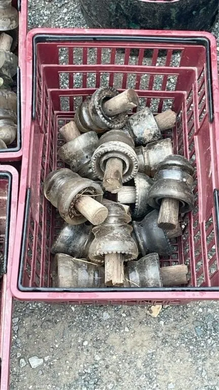 Vintage glass insulators
