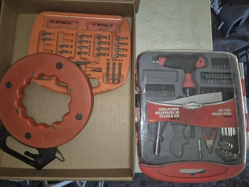 RoadPro 67-Piece Home Repair Tool Set & Wire Pull