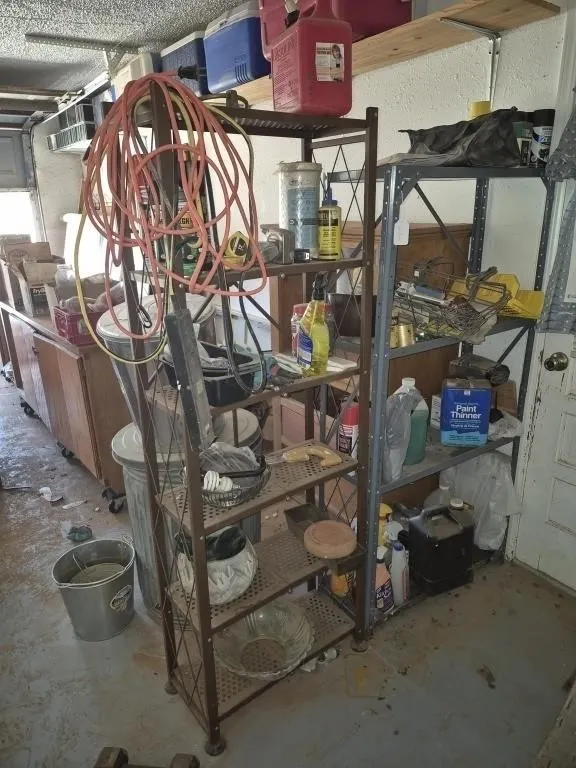 Asst. Shelving Units and Contents