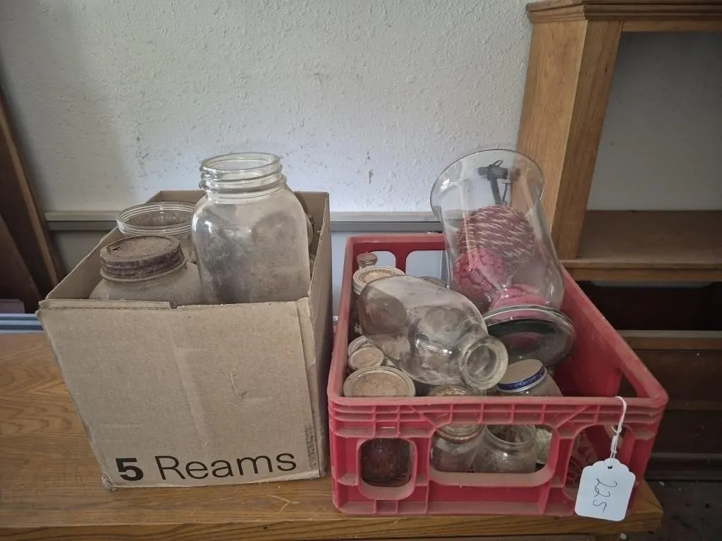 Glass Jars and Pitchers