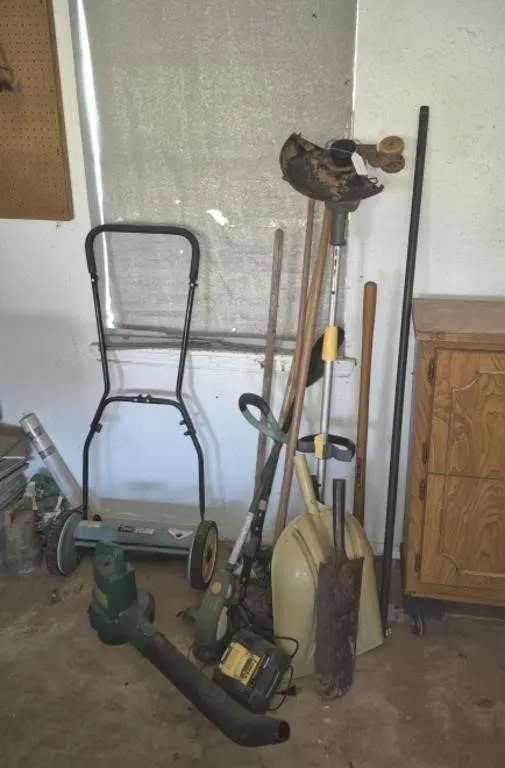 Leaf Blower, Trimmer, Mower, Rake, etc.