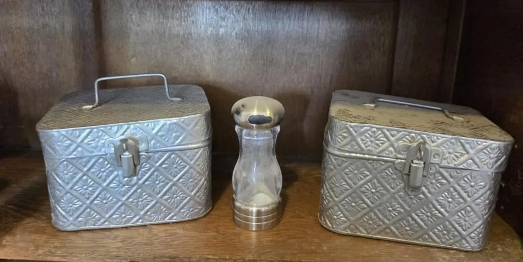 Embossed Tin Storage Boxes