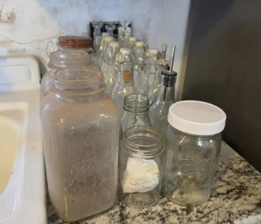 Glass Bottles and Jars - Assorted Size