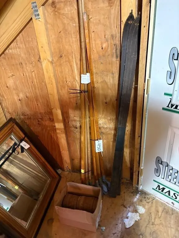 Early Shuffle Board Set & Skis