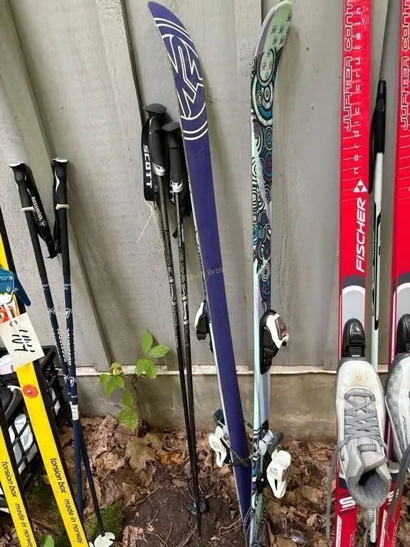 Skis & Scott Sticks